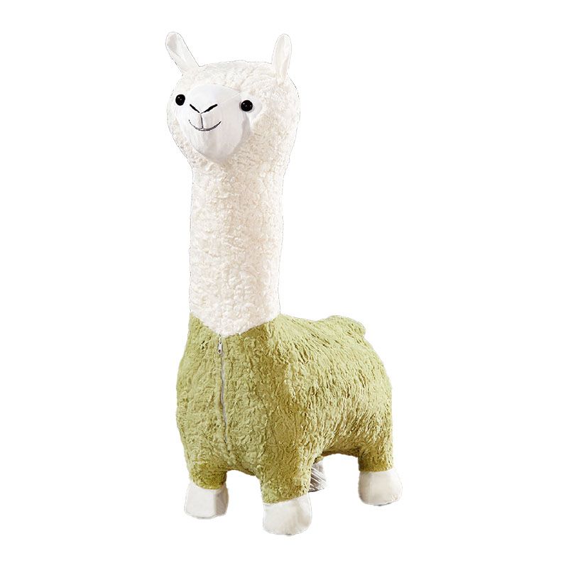 Plush Standard Stool Modern Simple Children's Alpaca Animal Stool