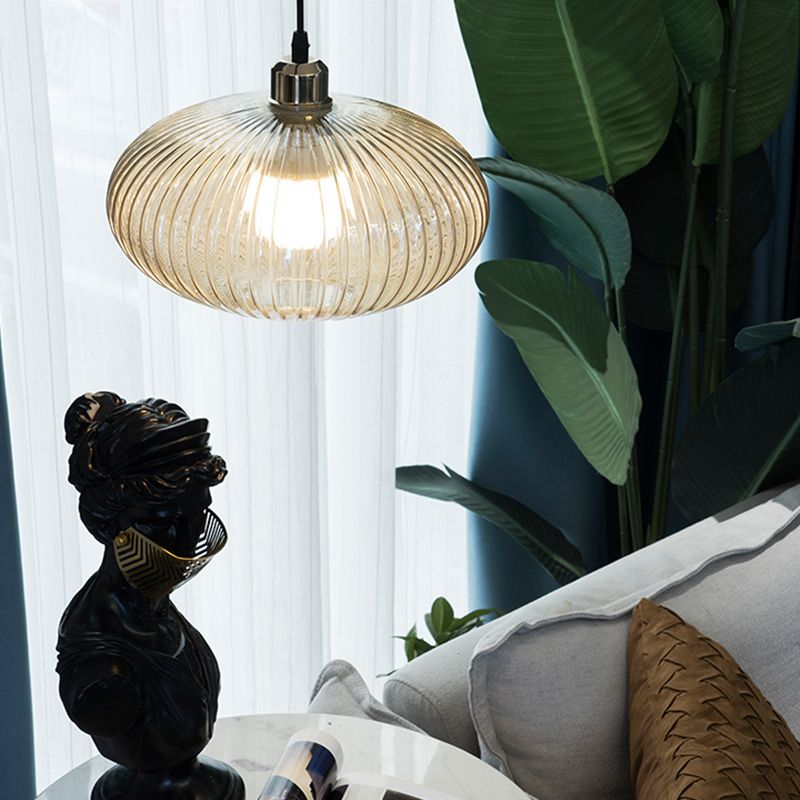 Glass de style moderne Hanging Light Momeding Simple Séménagement pour le salon pour le salon