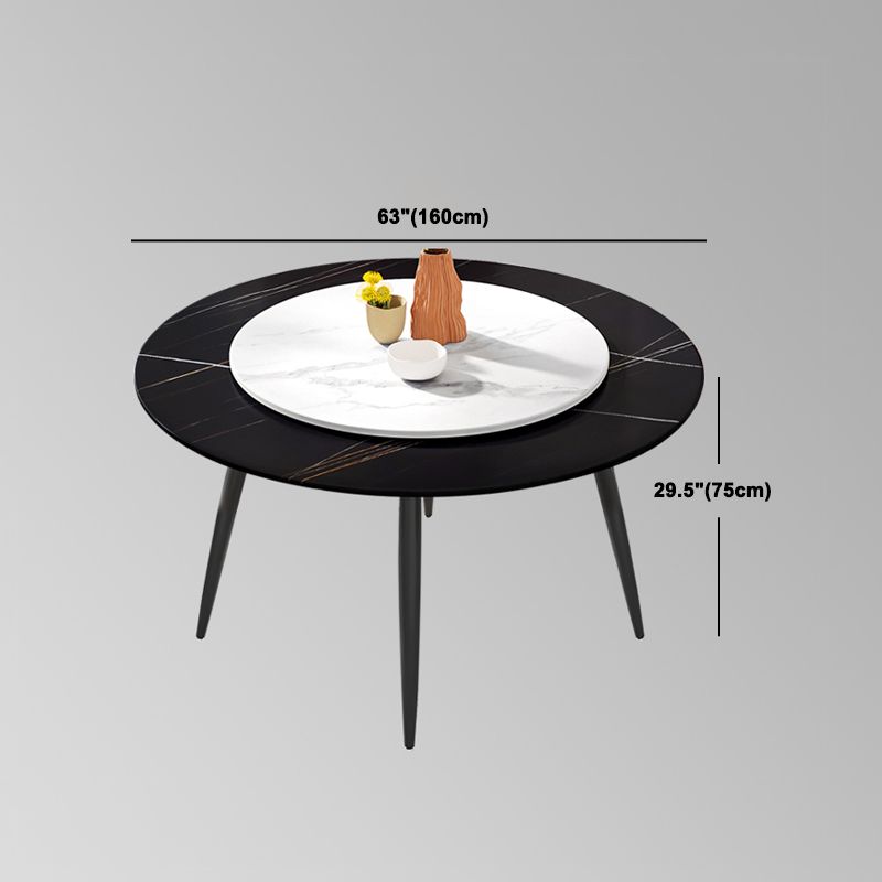 Modern Restaurant Table and Chair Set 1/4/5/7 Pieces Round Dining Table Set