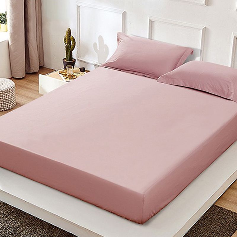 1-Piece Cotton Bed Sheet Set Breathable Modern Fitted Sheet for Bedroom