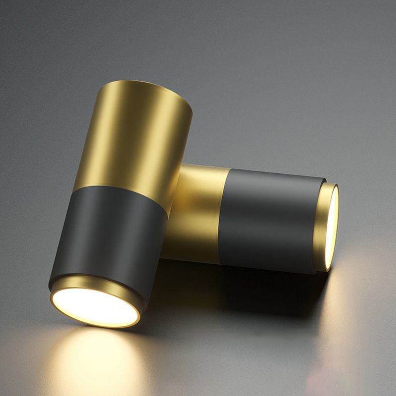 Light Luxury Metal Wall Light Geometry LED Wall Lamp with Silica Gel Shade for Bedroom