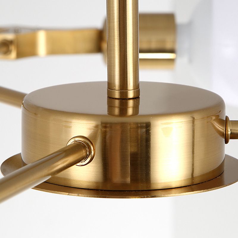 Modern Minimalist Style Branch Chandelier Lighting Fixtures Metal Chandelier for Living Room