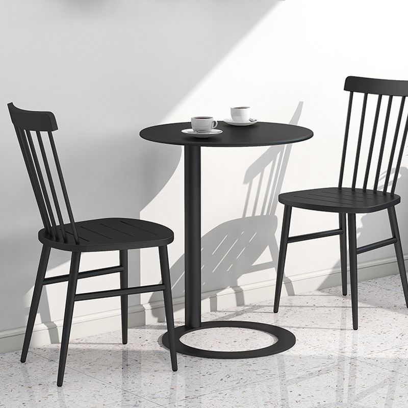 Round C-shape Side Table Modern Metal Sofa Side Accent Table