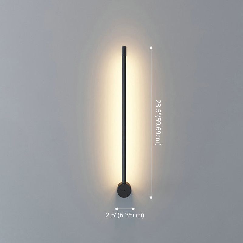 Modern Minimalist Style Linear Wall Light Fixtures Aluminum Sconces