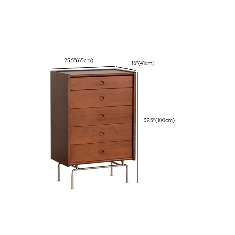 Minimal Rectangle Wood Side Cabinet Soft Close Drawers Storage Cabinet