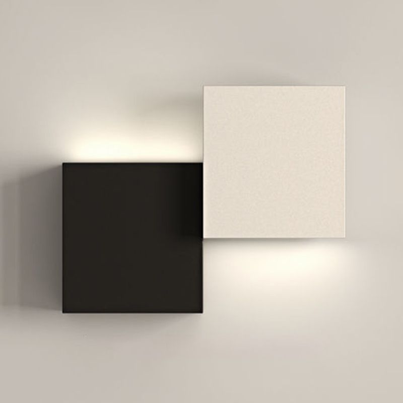 Modern 2/3/5-Light White/Black Wall Mounted Sconce Metal Wall Light