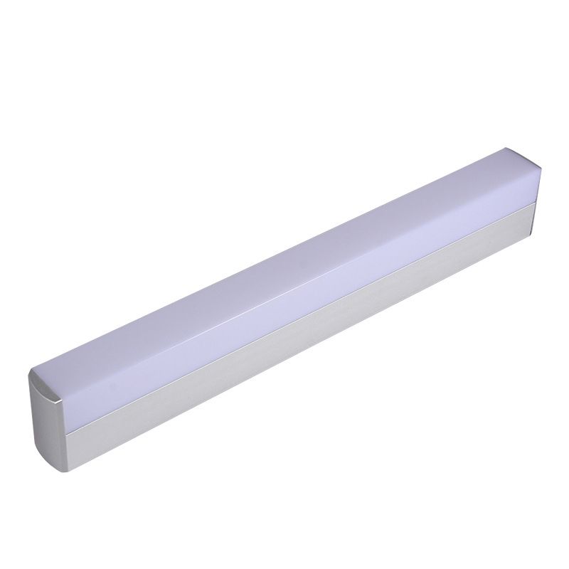 Modern Vanity Sconce Lights Silver 1-Light Wall Lighting Fixture for Bathroom