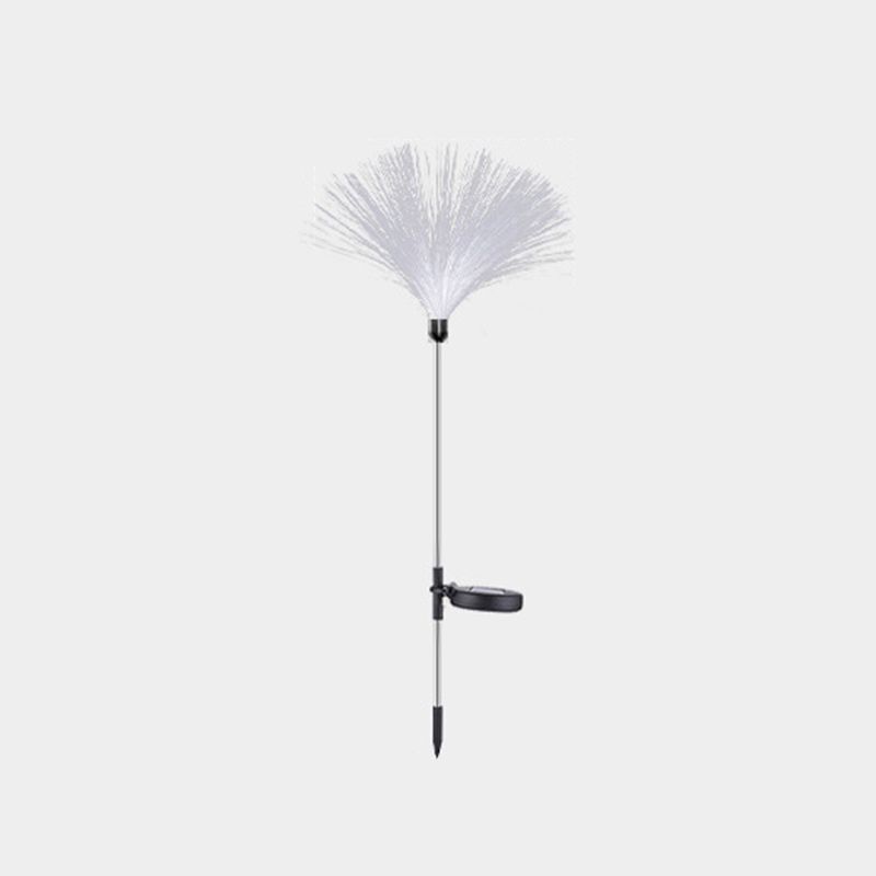 Optical Fiber Ground Light Art Decor Clear LED Stake Lighting for Courtyard , 10 Pcs