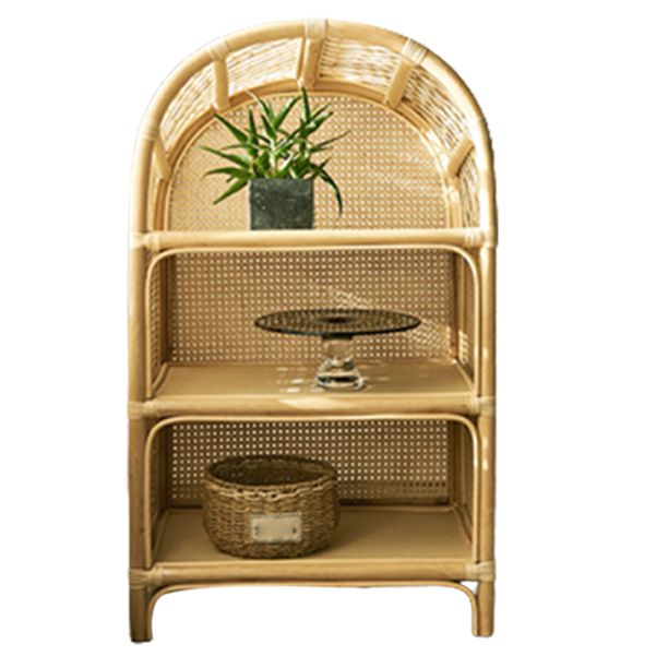 Contemporary Wooden Bookcase Closed Back Standard Bookshelf with Shelves