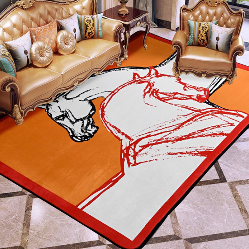 Minimalistisch gebied Tapijt Leisure Polyester Tapijt Wasbaar binnen Tapijt voor woningdecoratie