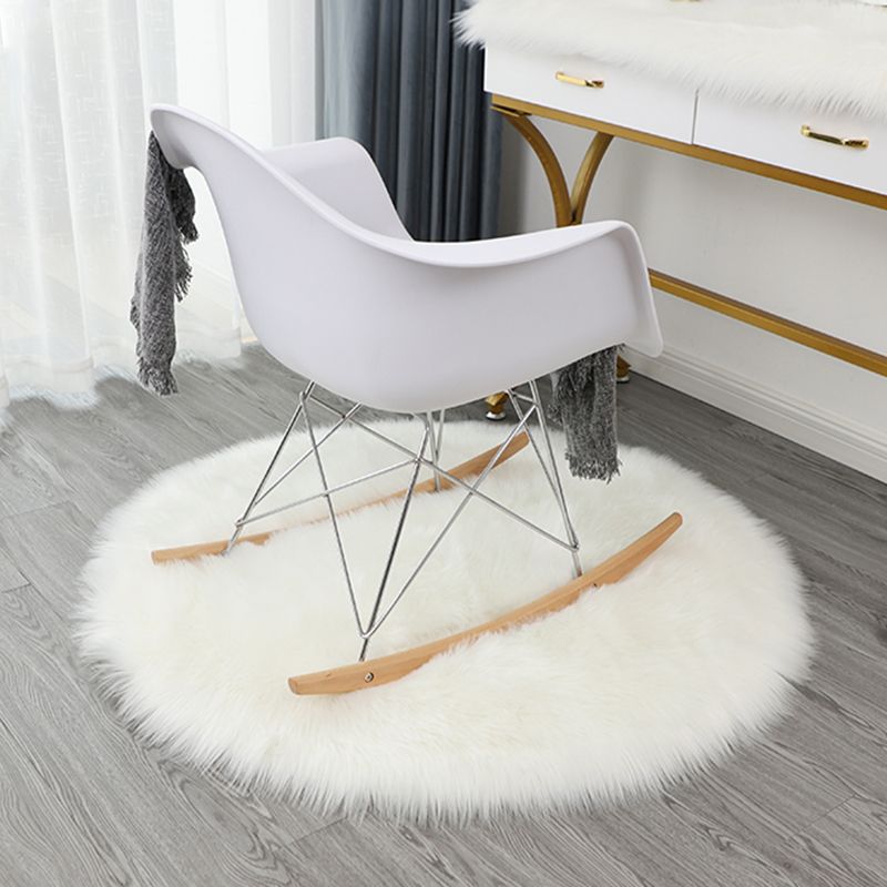 Simplicité tapis rond décontracté