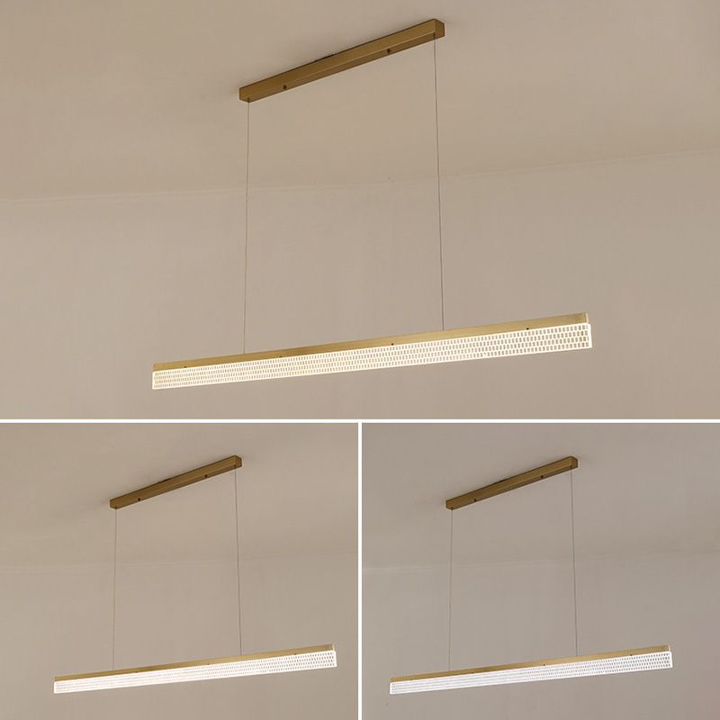 Lumières de lustre en cercle contemporain