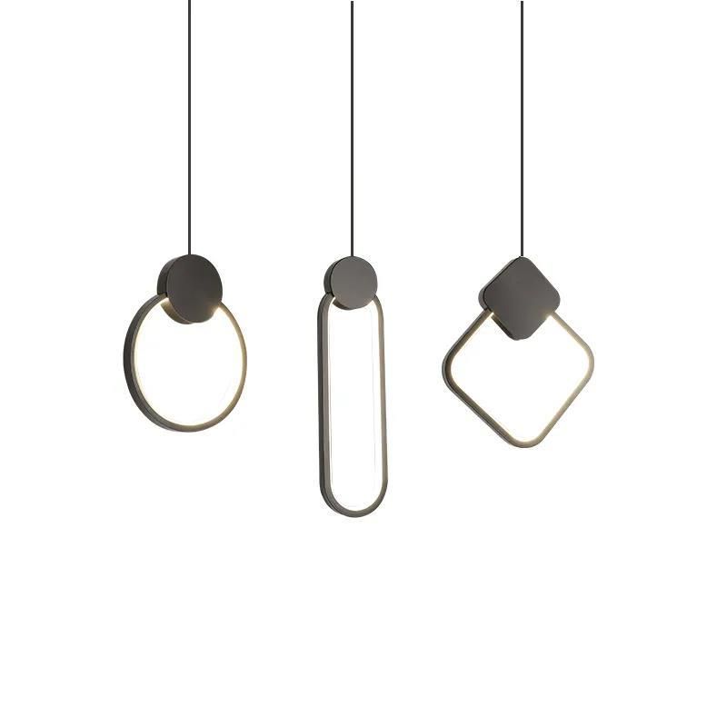 Simple Contemporary Single Head Pendant LED Pendant  for Bar Study Room