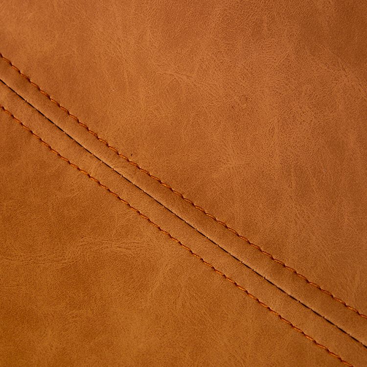 Industrial Style Square Counter Barstools for Bristol Leather Stools with Metal Legs