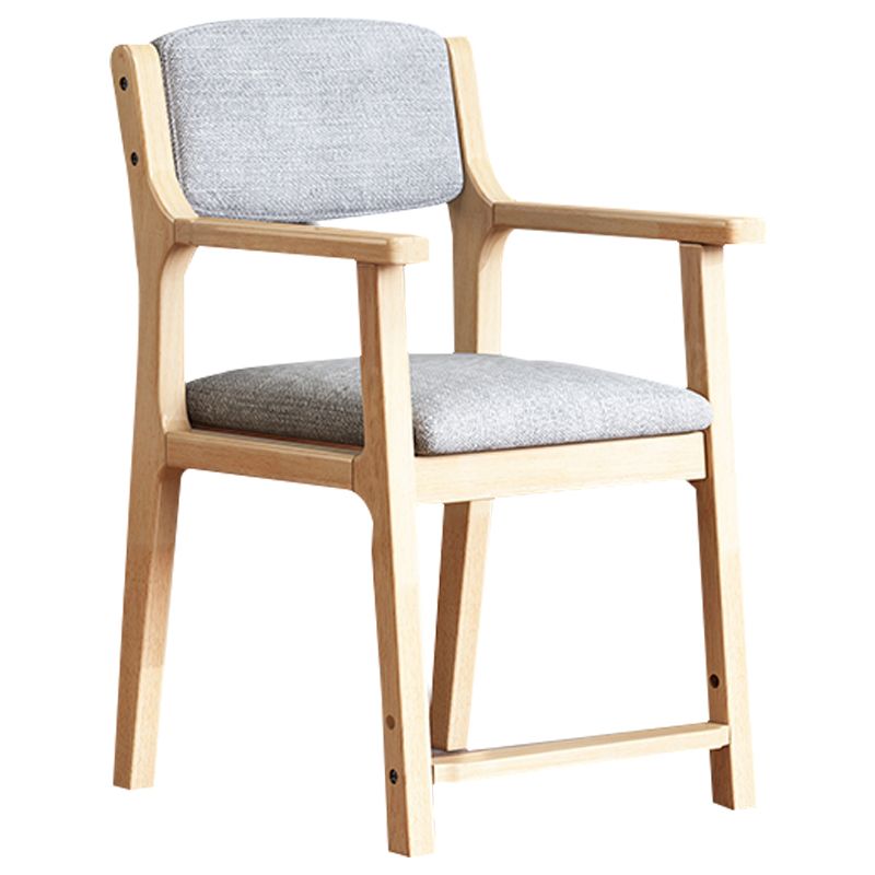 Silla de comedor de madera de estilo moderno, respaldo abierto, sillones de comedor para cocina