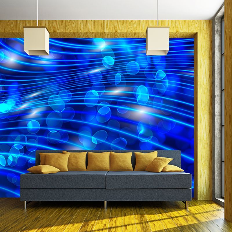 Blurry Pattern Mural Wall Covering for Living Room Eco-friendly for Home Decor