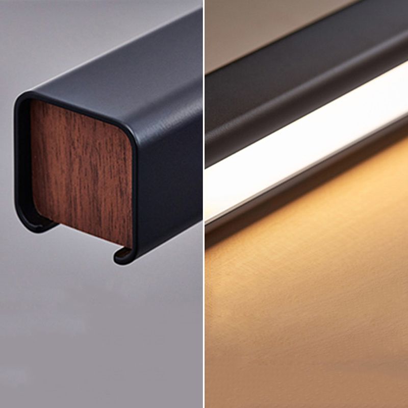 Lampada dell'isola a pendente lineare Isola lampada a sospensione moderna lampadario in metallo