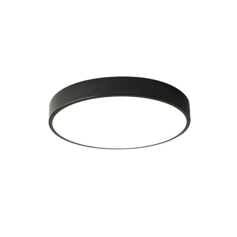 Modern Style Simple Flush Mount Ceiling Light with Acrylic Shade for Bedroom