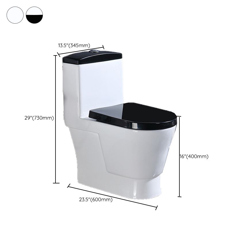 Floor Mounted Urine Toilet One Piece Toilet Modern Single Flush Toilet Bowl