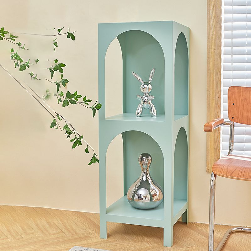 Closed Metal Bookshelf Modern Minimalist Home Living Room Corner Bookcase