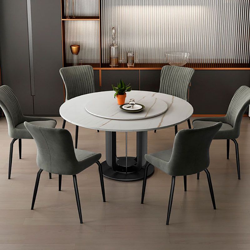 Sillas de comedor de metal de estilo moderno, sillas laterales de comedor sin brazos de cocina