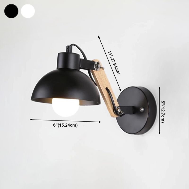 Sala de estar de la sala de pared apliques de metal de metal de luz montada en la pared para dormitorio