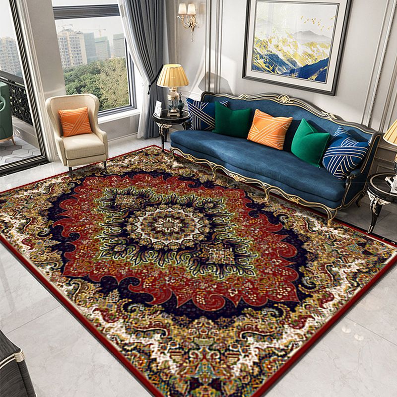 American Bohemian Carpet Polyester Carpet Stain Resistant Carpet for Living Room