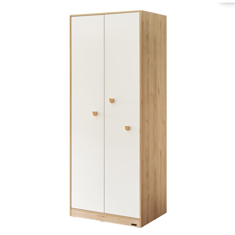 Manufactured Wood with Drawer with Garment Rod Wardrobe Closet