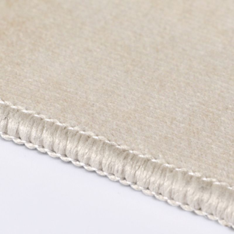 Beige Modern Carpet Stripe Pattern Polyester Area Rug Anti-Slip Washable Rug for Home Decor