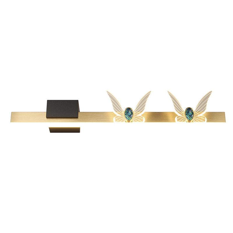Rectangular Vanity Sconce Modern Minimalist Style Aluminum Vanity Light