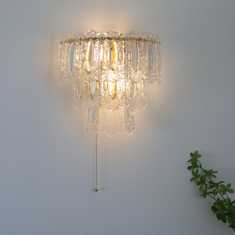 Nordic Wall Light Sconce Creative Glass Wall Light Fixture for Bedroom