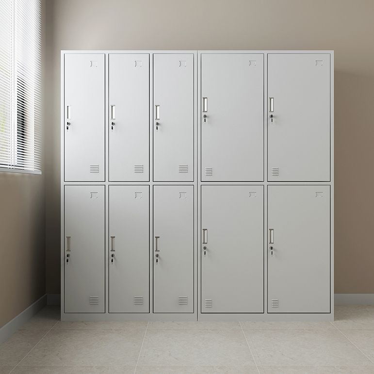 Steel Wardrobe Cabinet Contemporary Hinged Wardrobe Armoire for Home