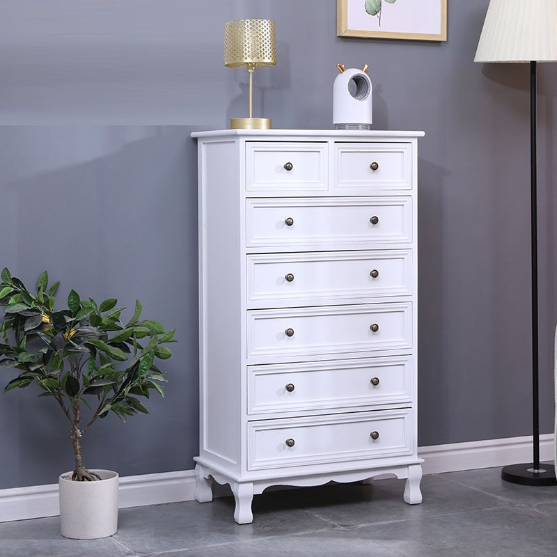 Traditional Storage Chest Dresser Wooden Dresser with Drawers