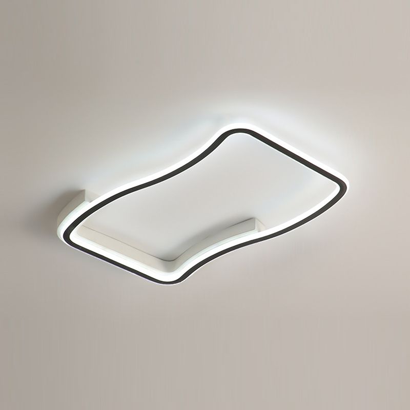 Nordic Ceiling Lamp Fixture Metal LED Bedroom Ceiling Flush Mount Lamp