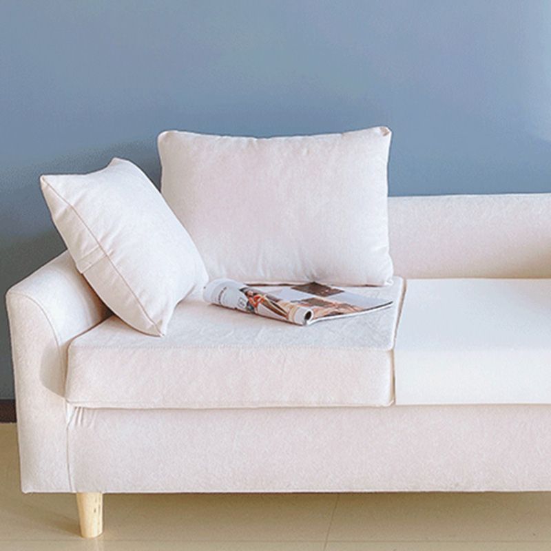 27" Wide Contemporary Sofa Fabric 3 Seater Pillows Cushions Seating