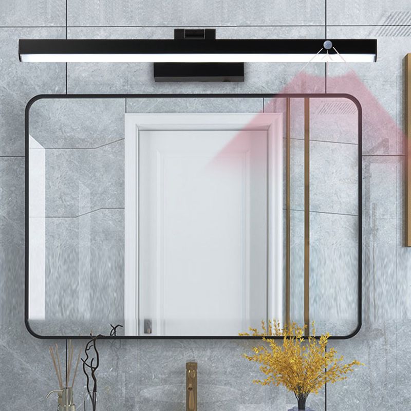Modern Style LED Smart Mirror Lamp Fixture Adjustable Mirror Light Fixture for Bathroom Washroom