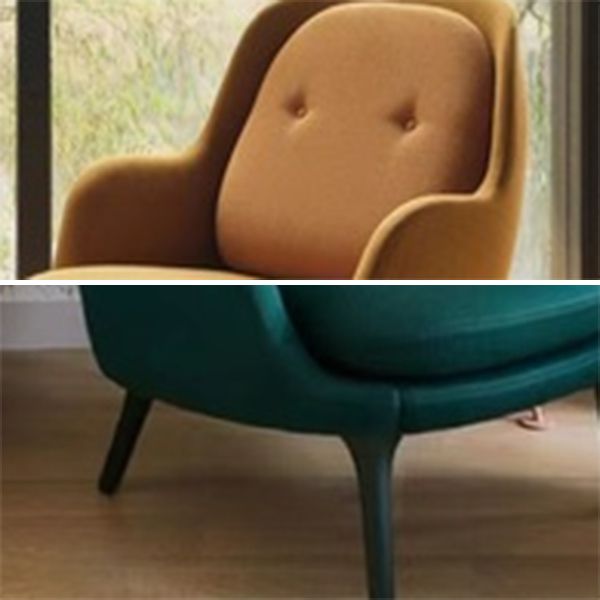 Modern Style Arm Chair Wood Solid Back Dining Room Chair for Home