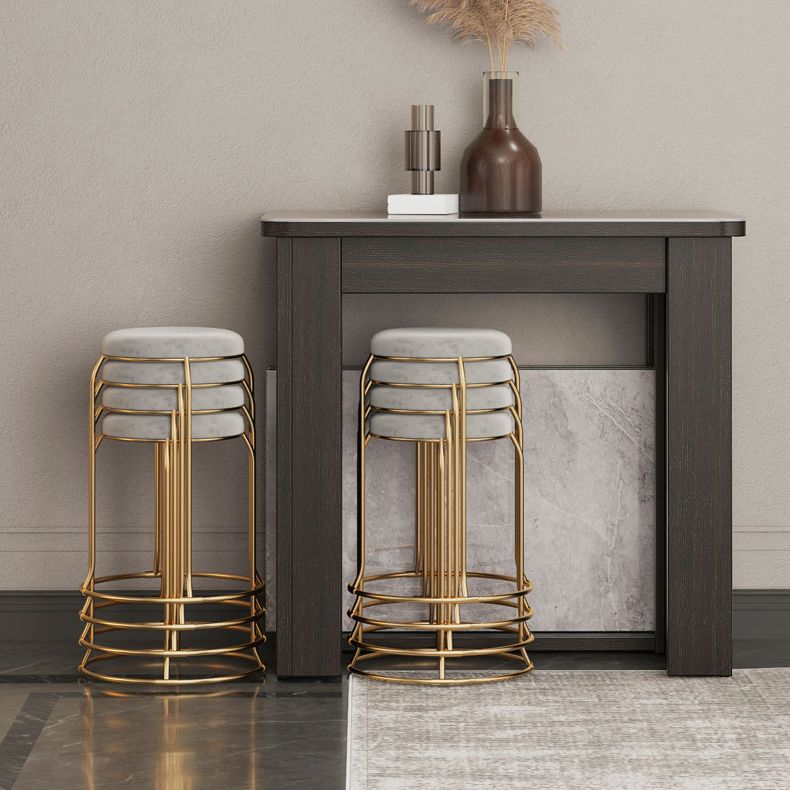 Mesa de comedor de piedra sinterizada de 70 ''