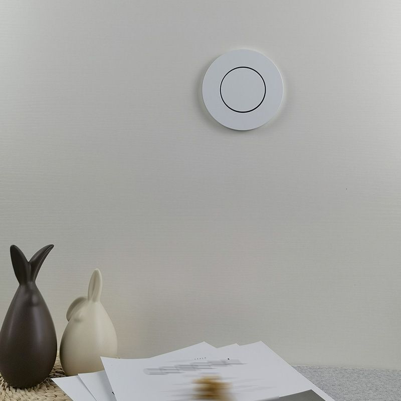 Metall 1-Licht-Lesen Wandbeleuchtung moderner Stil Runde Form Wandmontage Leuchte