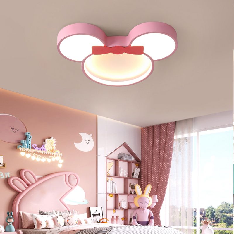 Modern Style LED Ceiling Lights Lovely Cartoon Flush-mount Lamp for Kid's Room