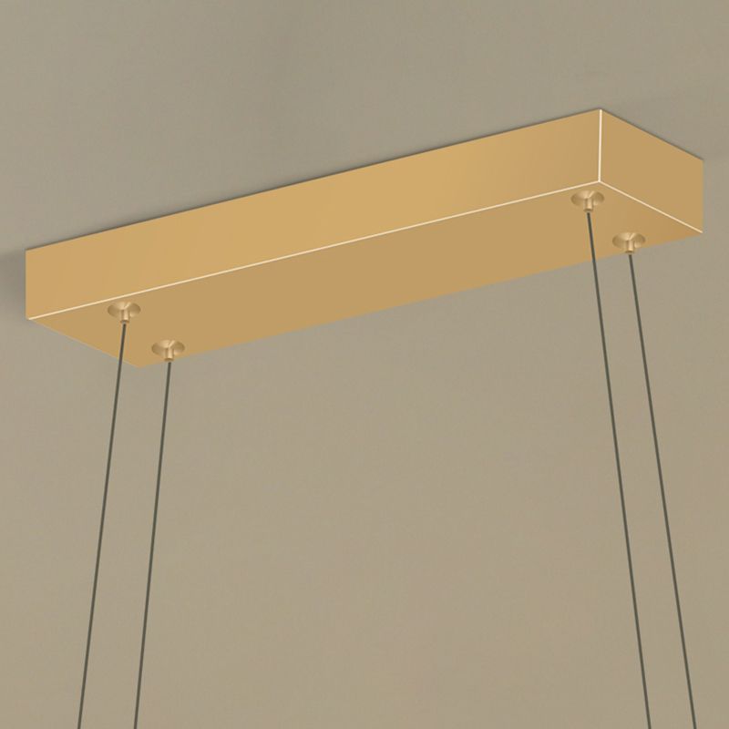 Nordic Characteristic Simple Modern Style LED Island Chandelier Light for Dining Room