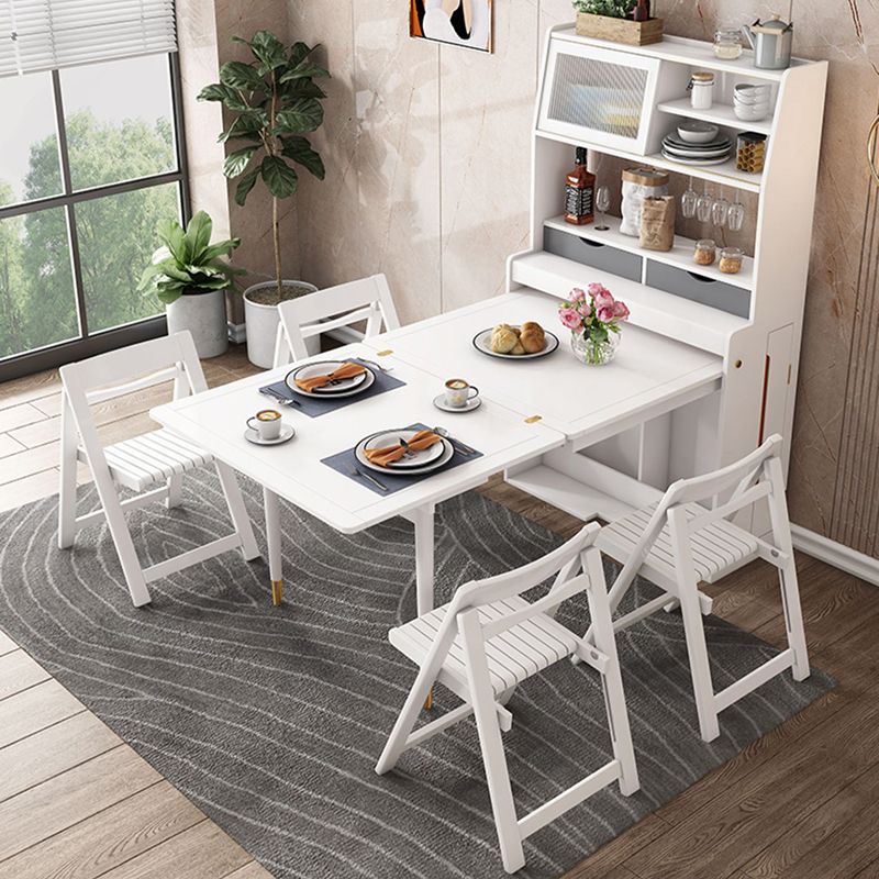 1/3/5 Pieces Modern Wooden Multi Purpose Dining Set for Home