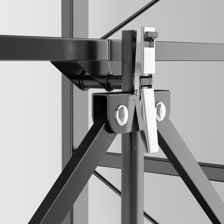 Folding Steel Industrial Etagere Bookshelf Open Bookshelf with Caster Wheels