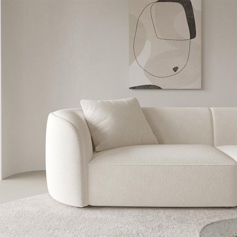 Tight Back Scandinavian Sectionals,27.5"H Wool One Arm Sectionals