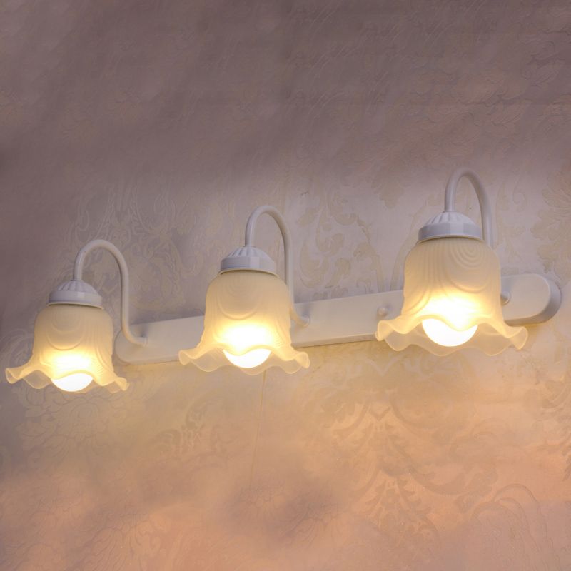 Gooseneck Vanity Mirror Lights  American Minimalist Style Glass Vanity Light
