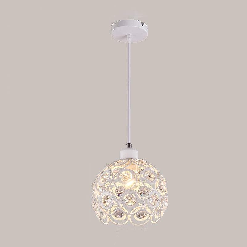 Accoglienza a ciondolo a ciondolo Globe Simplicity Crystal Crystal Dinning Room a sospensione Luce a sospensione