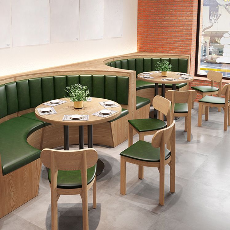 Industriële stijl houten eettafel bruine tafel met zwart frame voor eetkamer