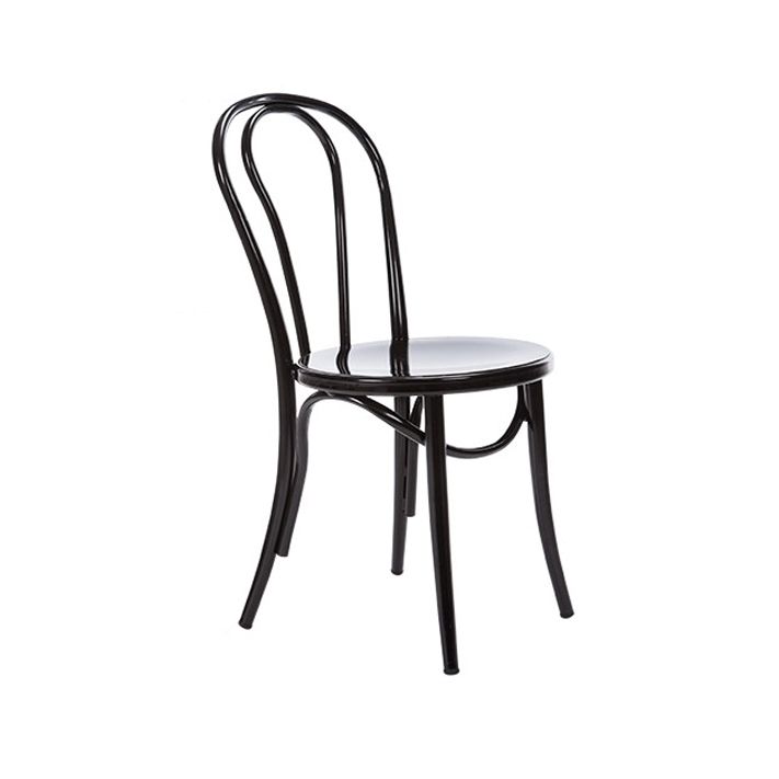 Eigentijdse stijl metalen eetkamerstoelen Windsor achter armloze stoel voor keuken