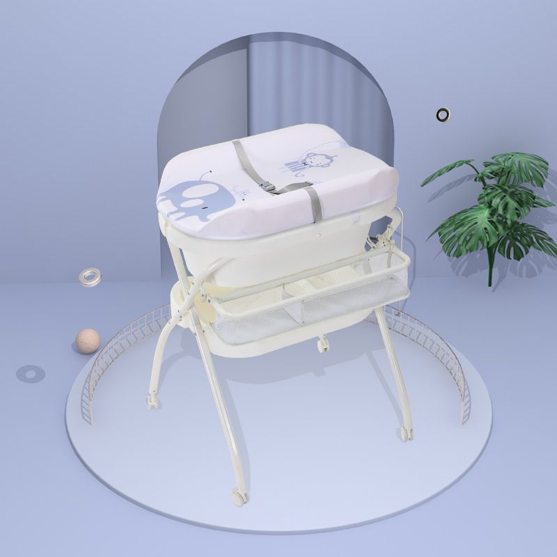 Modern Folding Changing Table Plastic Baby Changing Table With Bathtub