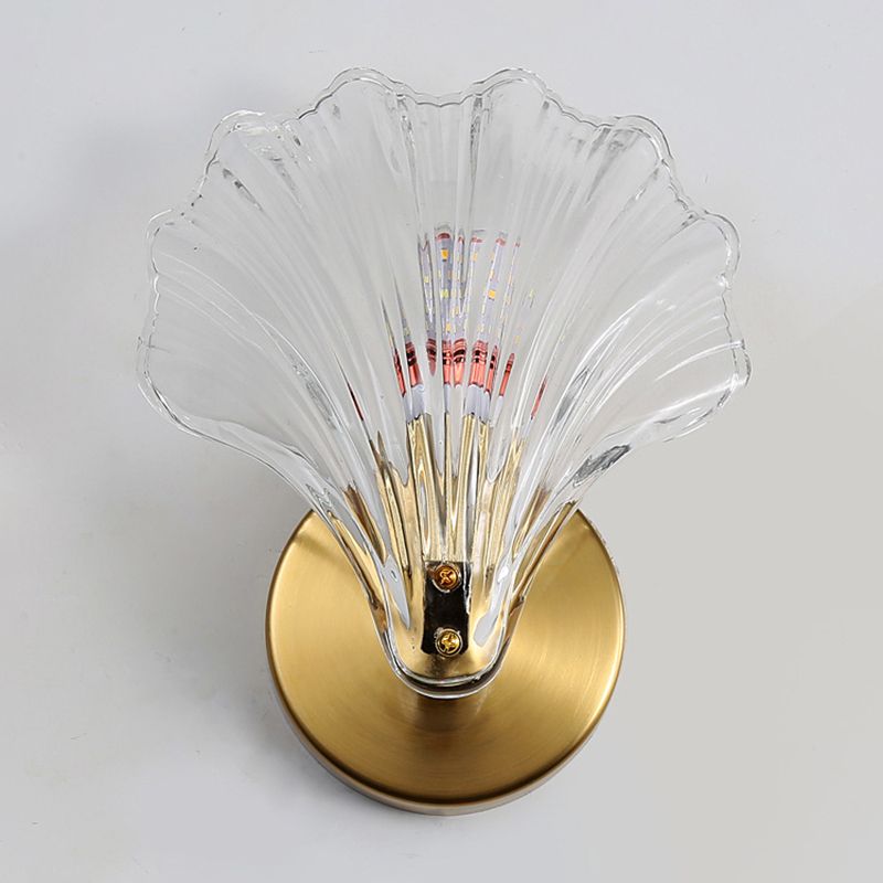 Postmodern Wall Light Sconce Glass Shade Wall Light Fixture for Bedroom